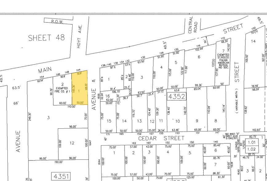 144 Main St, Fort Lee, NJ for sale - Plat Map - Image 2 of 7