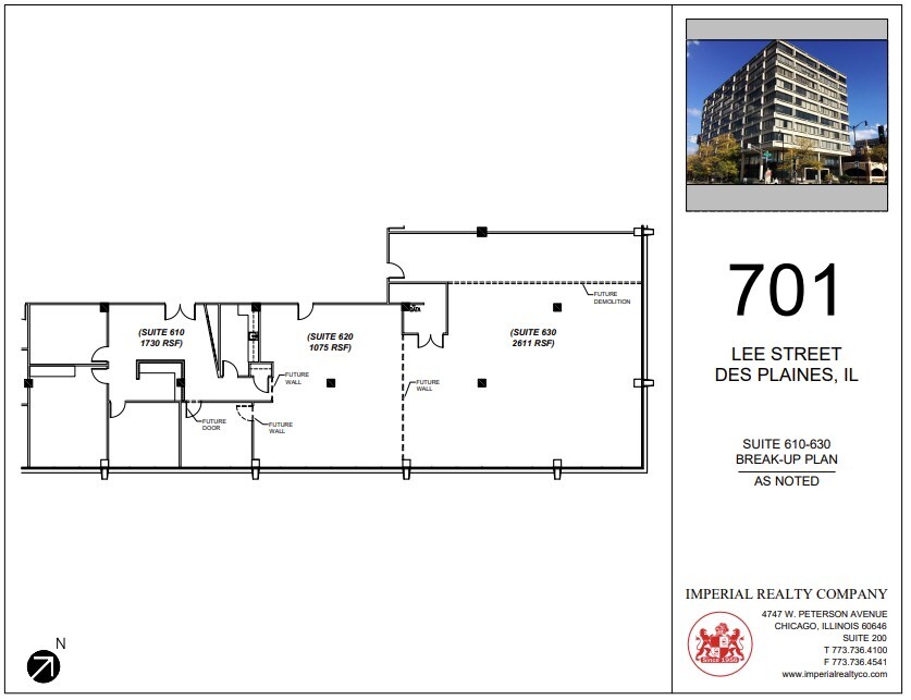 701 Lee St, Des Plaines, IL for rent Floor Plan- Image 1 of 1