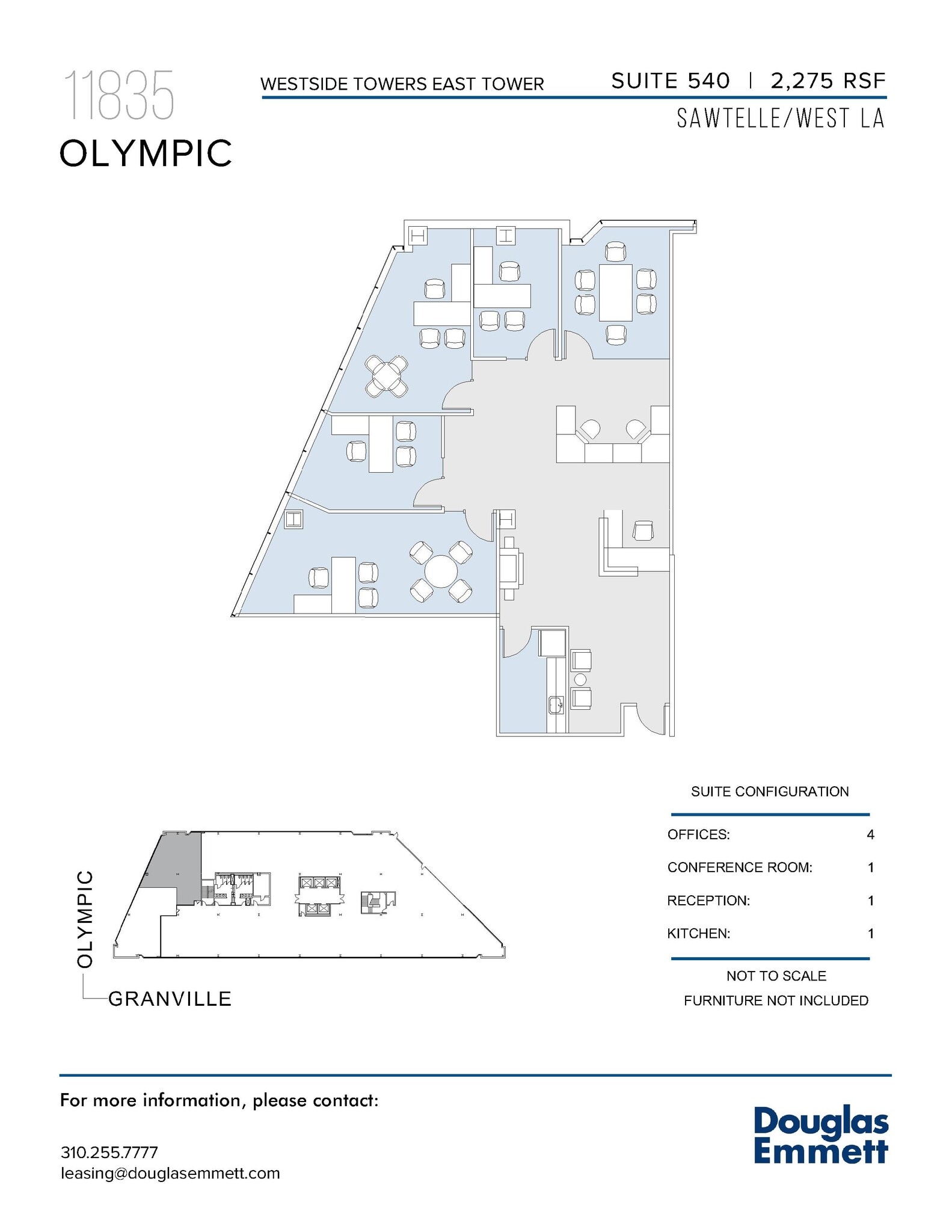 11845 W Olympic Blvd, Los Angeles, CA to rent Floor Plan- Image 1 of 1