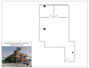 101 S 1st St, Burbank, CA for rent Floor Plan- Image 1 of 1