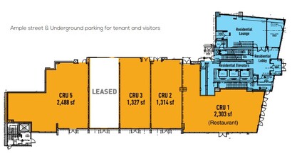 1055 11 St SW, Calgary, AB for rent Site Plan- Image 1 of 1