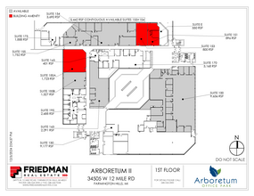 34505 W 12 Mile Rd, Farmington Hills, MI for rent Floor Plan- Image 2 of 2