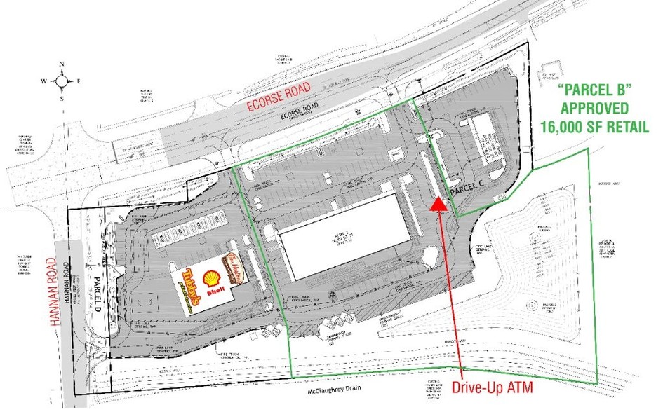 SEC Ecorse & Hannan Rd, Romulus, MI for rent - Site Plan - Image 2 of 4