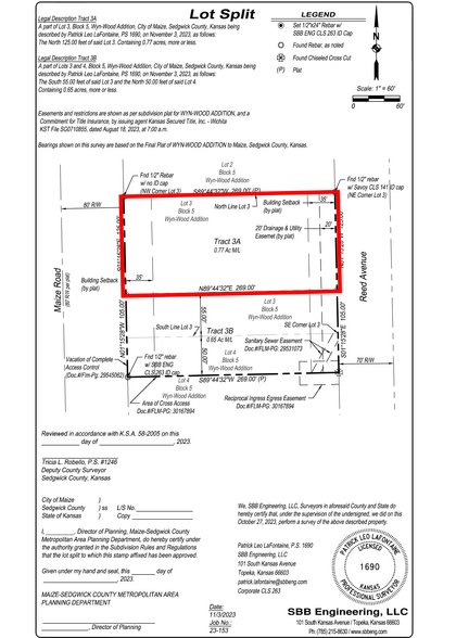 37th & Maize rd, Maize, KS for sale - Building Photo - Image 2 of 3