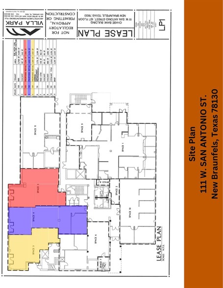 111 W San Antonio St, New Braunfels, TX for rent - Floor Plan - Image 2 of 3