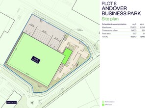 Andover Business Park, Andover for rent Site Plan- Image 1 of 2