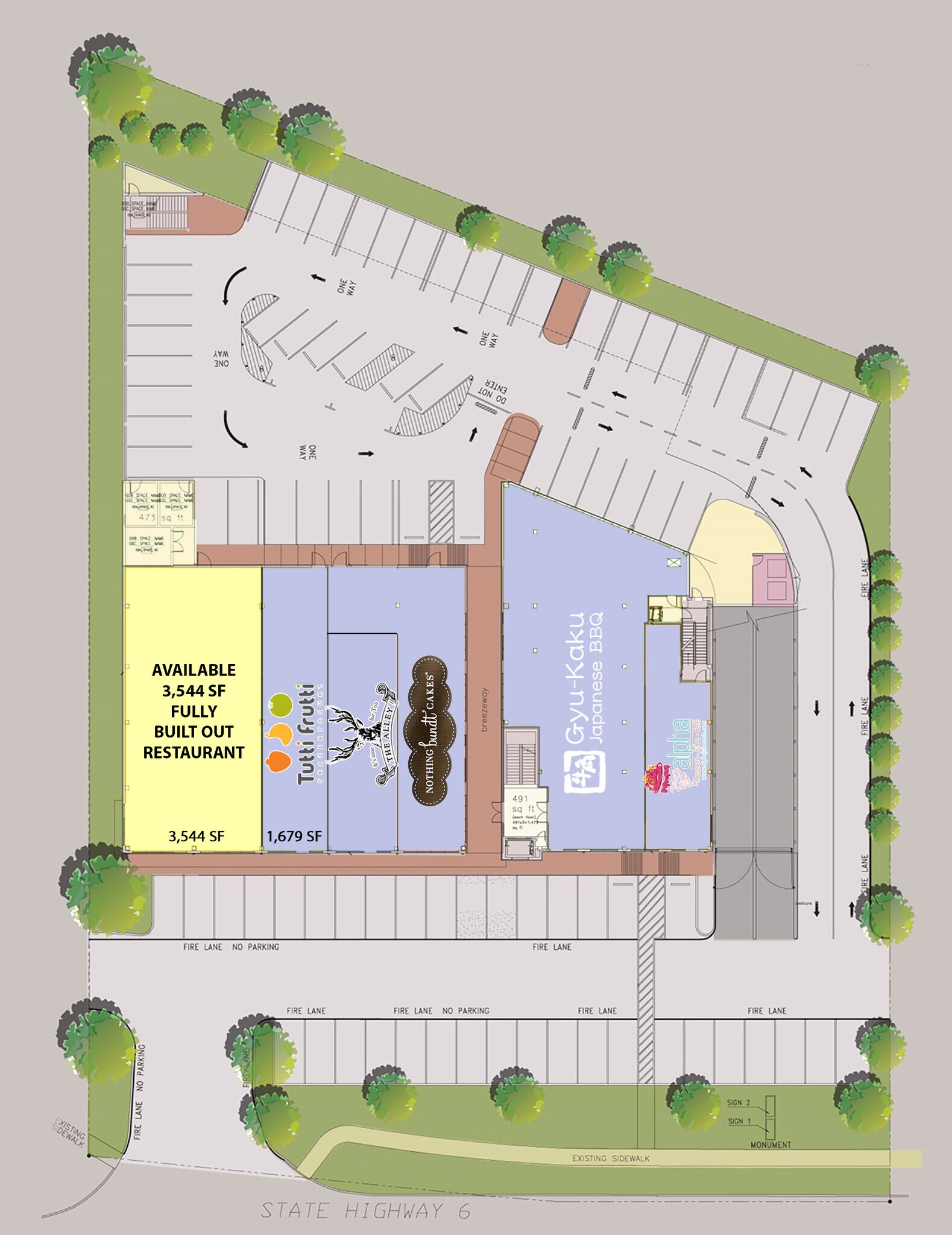 1525-1535 Highway 6, Sugar Land, TX to rent Site Plan- Image 1 of 1