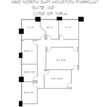 480 N Sam Houston Pky E, Houston, TX for rent Floor Plan- Image 1 of 1