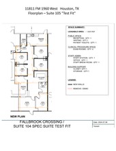 11811 W FM-1960, Houston, TX for rent Site Plan- Image 1 of 1