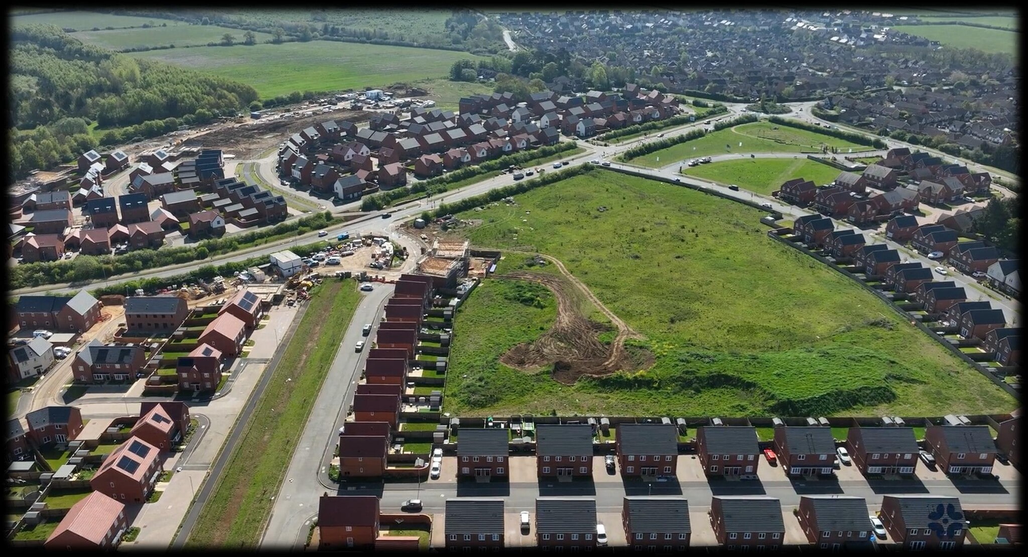 Sparrowhawk Crescent, Hardingstone for sale Aerial- Image 1 of 3