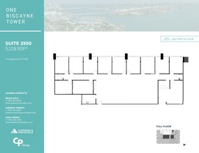 2 S Biscayne Blvd, Miami, FL for rent Site Plan- Image 1 of 1