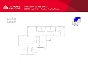 13801 Riverport Dr, Maryland Heights, MO for rent Site Plan- Image 1 of 2