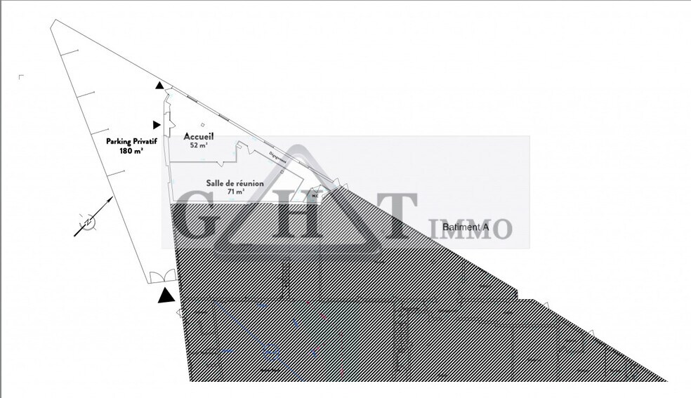Office in Épinay-sur-Seine to rent - Site Plan - Image 1 of 3