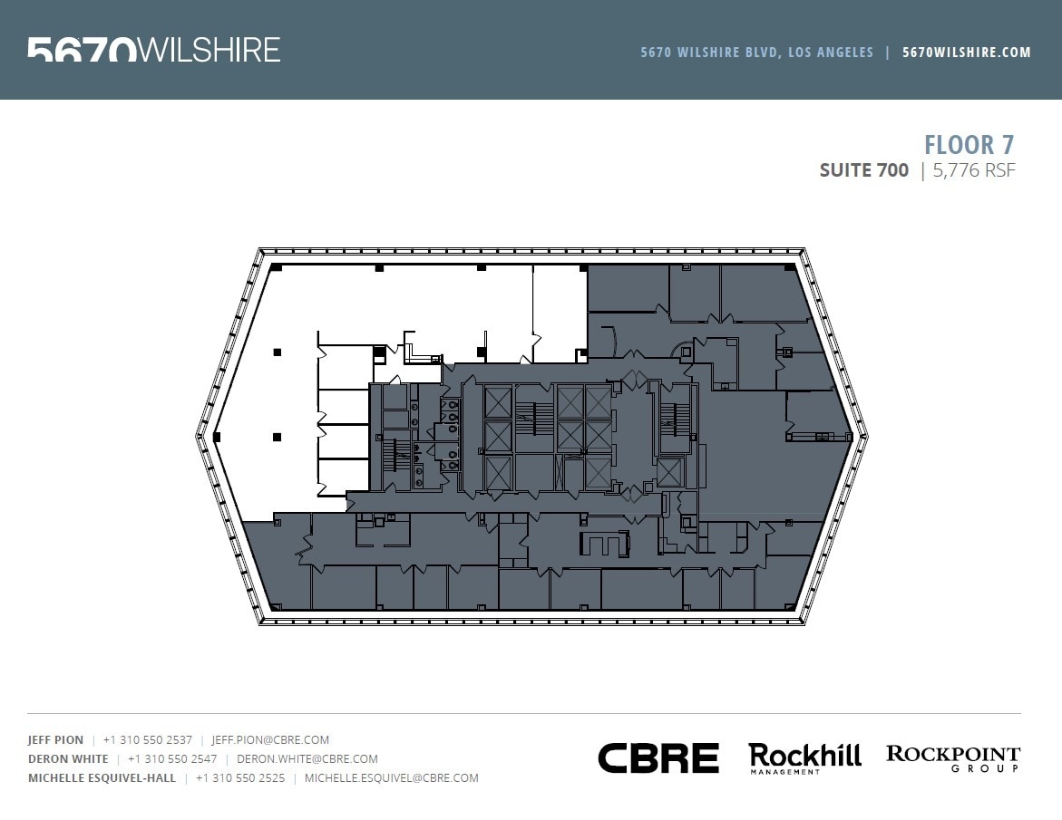 5670 Wilshire Blvd, Los Angeles, CA to rent Floor Plan- Image 1 of 1