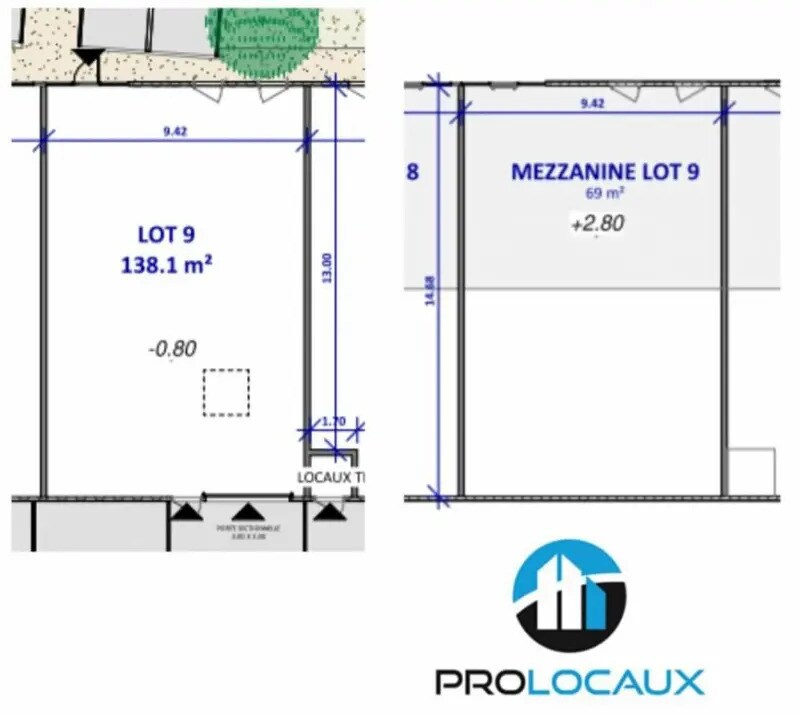 Location Bureaux 207 m² - Photo 1