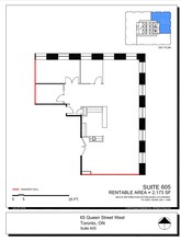 65 Queen St W, Toronto, ON for rent Floor Plan- Image 1 of 1