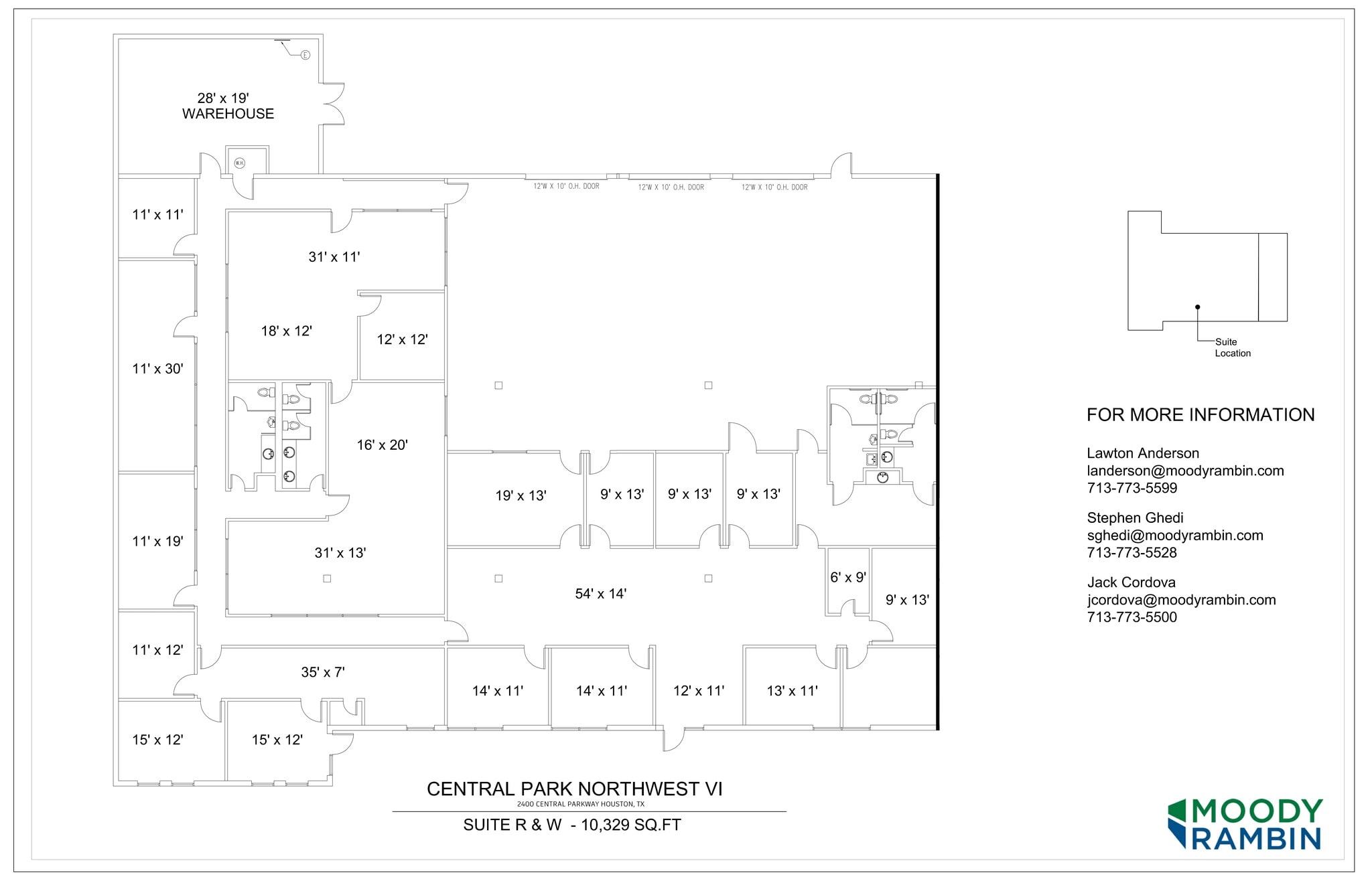 2501 Central Pky, Houston, TX to rent Site Plan- Image 1 of 1
