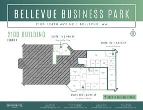 2000 124th Ave NE, Bellevue, WA to rent Floor Plan- Image 1 of 1