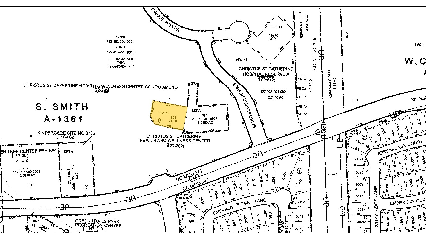 705 S Fry Rd, Katy, TX for sale Plat Map- Image 1 of 1