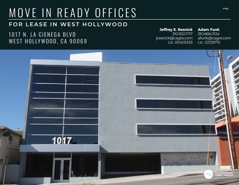 1017 N La Cienega Blvd, West Hollywood, CA for rent - Building Photo - Image 1 of 4