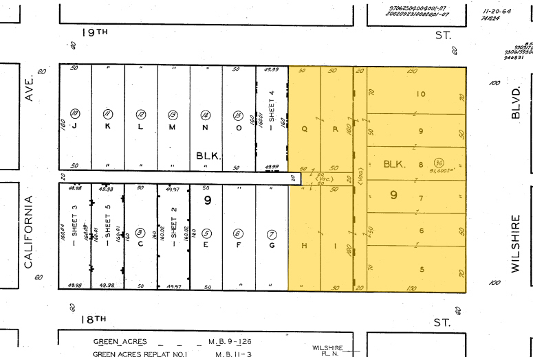 1821 Wilshire Blvd, Santa Monica, CA for rent - Plat Map - Image 2 of 7