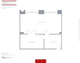 2811 McKinney Ave, Dallas, TX for rent Floor Plan- Image 1 of 4