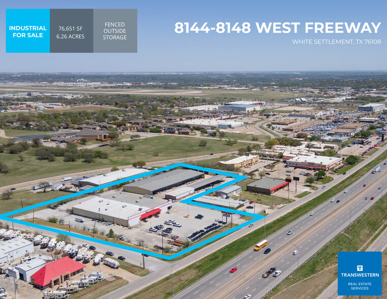 8144-8148 West Fwy, White Settlement, TX for sale - Building Photo - Image 1 of 8