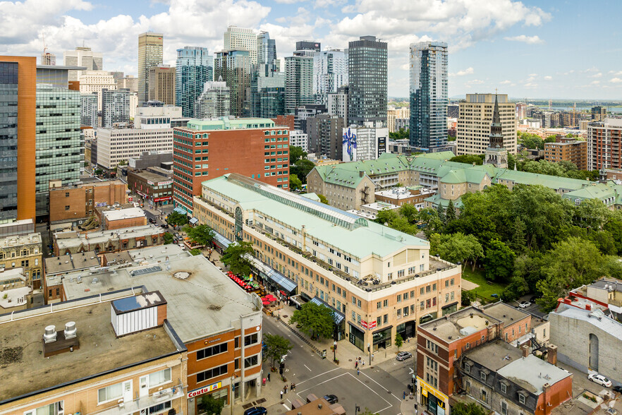 1616-1626 St Sainte-Catherine O, Montréal, QC for rent - Aerial - Image 3 of 8