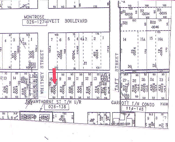 616 Hawthorne St, Houston, TX to rent - Plat Map - Image 2 of 8