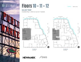 101 Stewart St, Seattle, WA for rent Floor Plan- Image 1 of 1