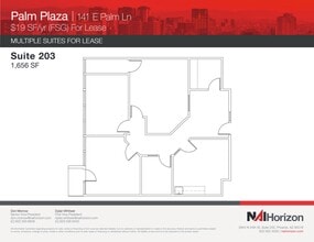 141 E Palm Ln, Phoenix, AZ to rent Site Plan- Image 1 of 1