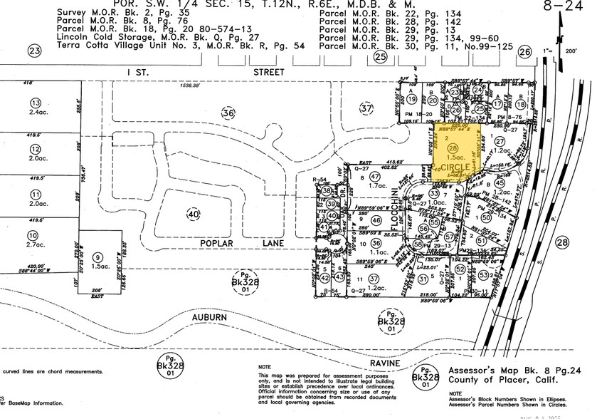 110 Flocchini Cir, Lincoln, CA for rent - Plat Map - Image 2 of 3