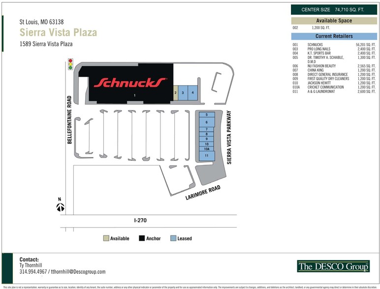 1553 Sierra Vista Plz, Saint Louis, MO for rent - Site Plan - Image 2 of 8