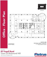 45 Vogell Rd, Richmond Hill, ON for rent Floor Plan- Image 1 of 1