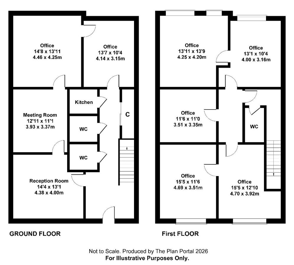 Railway Ct, Doncaster, SYK DN4 5FB - Unit 1 - - Floor Plan - Image 1 of 2