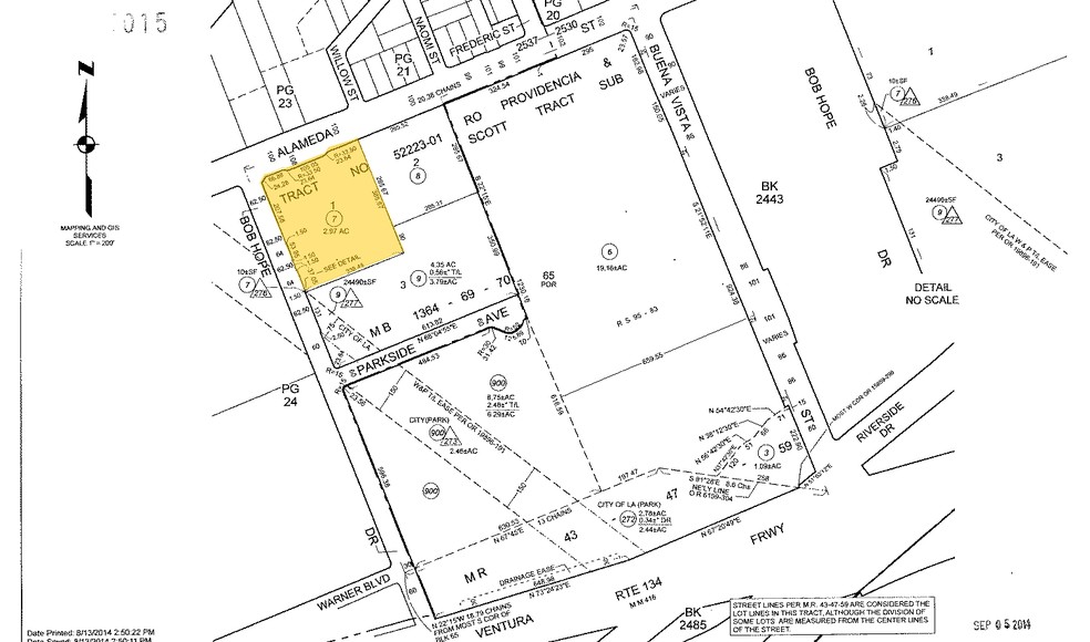 2900 W Alameda Ave, Burbank, CA for rent - Plat Map - Image 2 of 9