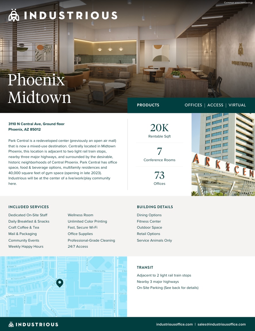 3110 N Central Ave, Phoenix, AZ to rent Building Photo- Image 1 of 2