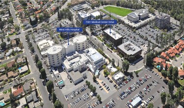 7301 Medical Center Dr, West Hills, CA - aerial  map view