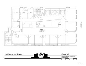 18 E 41st St, New York, NY for rent Floor Plan- Image 1 of 6