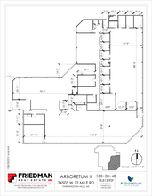 34505 W 12 Mile Rd, Farmington Hills, MI for rent Floor Plan- Image 2 of 3