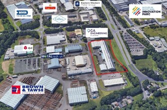 Fowler Rd, Dundee, DND - aerial  map view