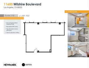 11600 Wilshire Blvd, Los Angeles, CA for rent Floor Plan- Image 1 of 4