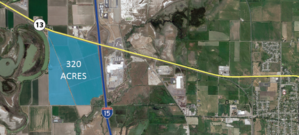 I-15 And SR-13, Brigham City, UT for sale Aerial- Image 1 of 2