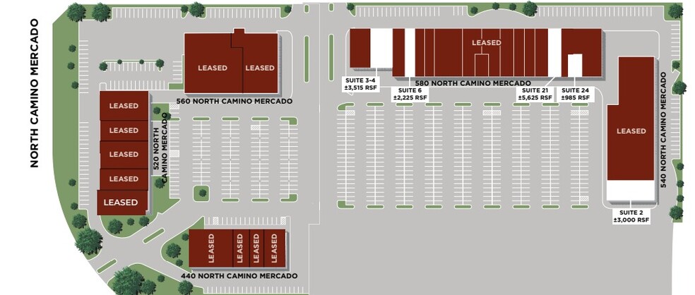 560-580 N Camino Mercado, Casa Grande, AZ for rent - Site Plan - Image 3 of 3