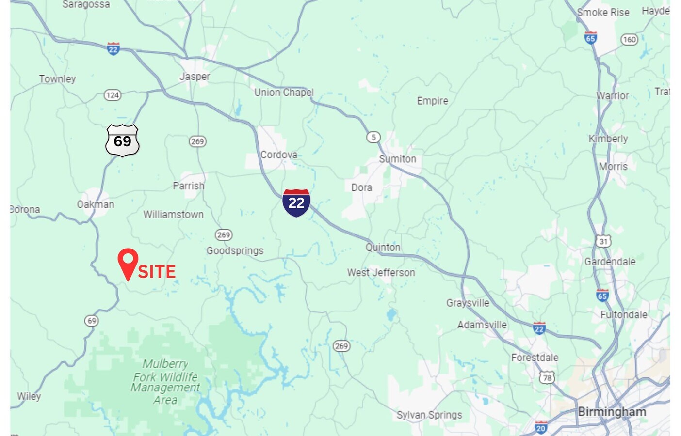 Liberty Hill Road, Oakman 35579 228+/ Acres on Liberty Hill Road