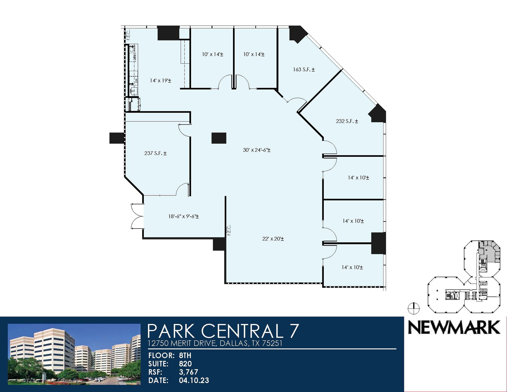 12750 Merit Dr, Dallas, TX to rent Floor Plan- Image 1 of 1