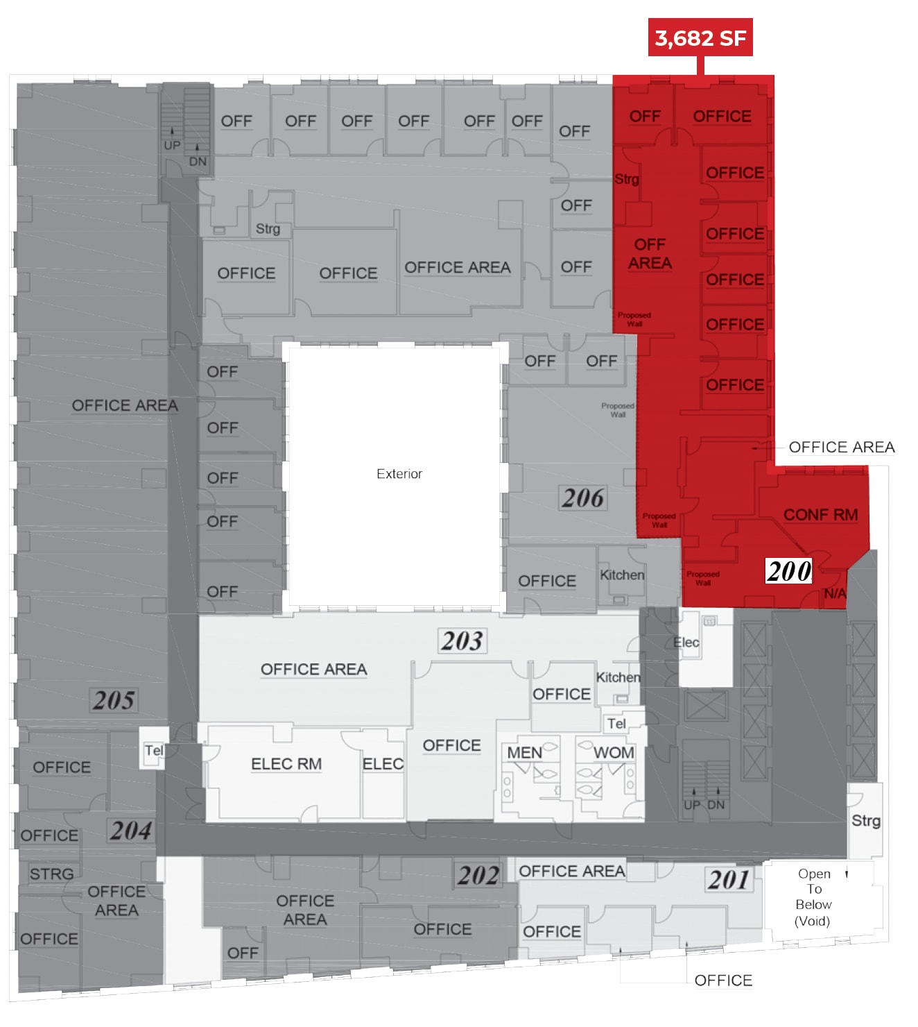 710-714 W Olympic Blvd, Los Angeles, CA to rent Floor Plan- Image 1 of 1