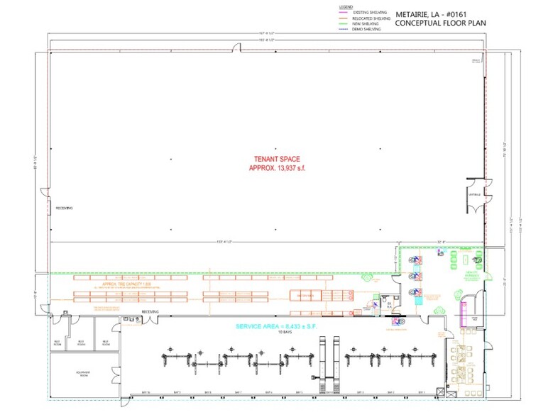 6638 Veterans Memorial Blvd, Metairie, LA for rent - Floor Plan - Image 2 of 2