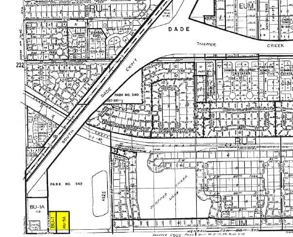 9525 N Kendall Dr, Miami, FL for sale - Plat Map - Image 1 of 1