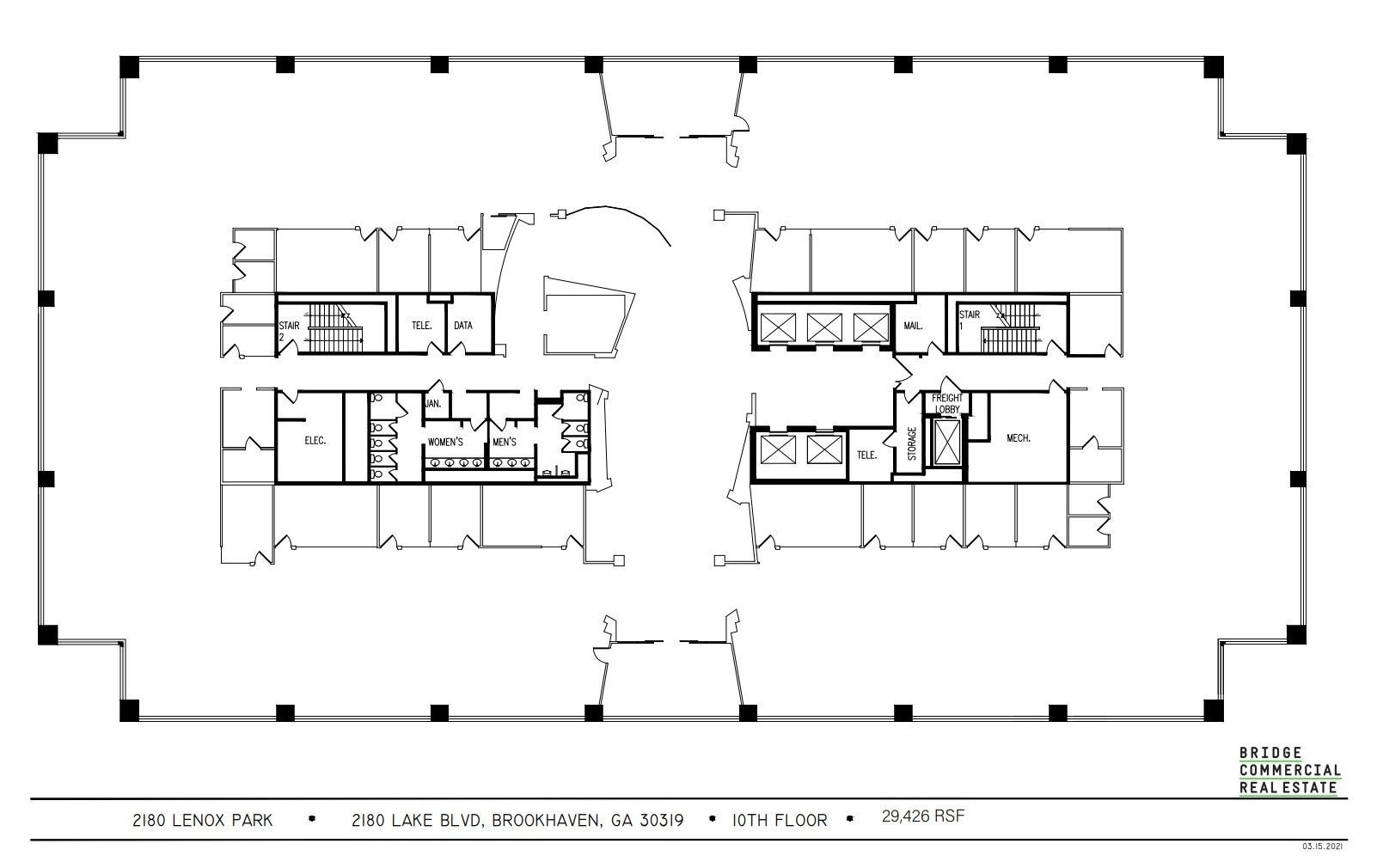 1277 Lenox Park Blvd, Atlanta, GA for rent Floor Plan- Image 1 of 1